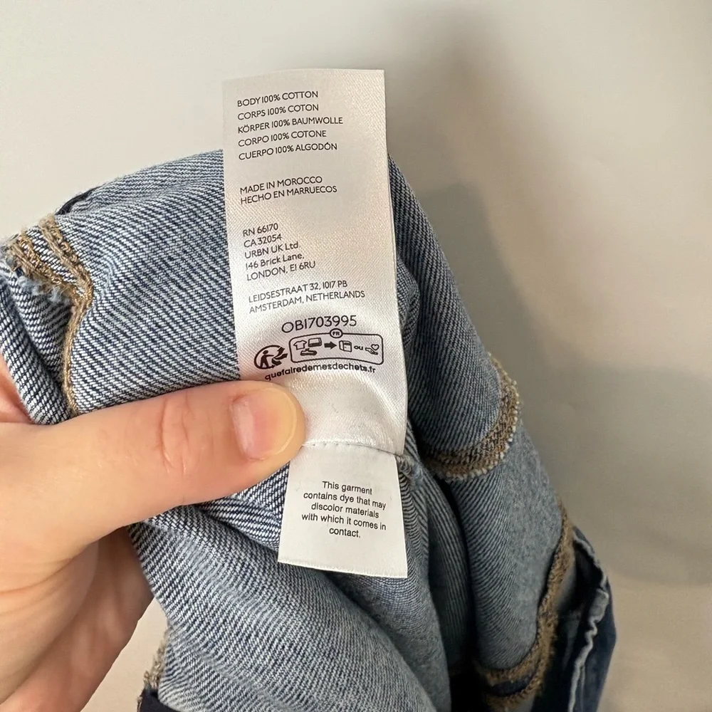 We The Free High Roller Jumpsuit Baggy Denim Overalls - Picture 8 of 8